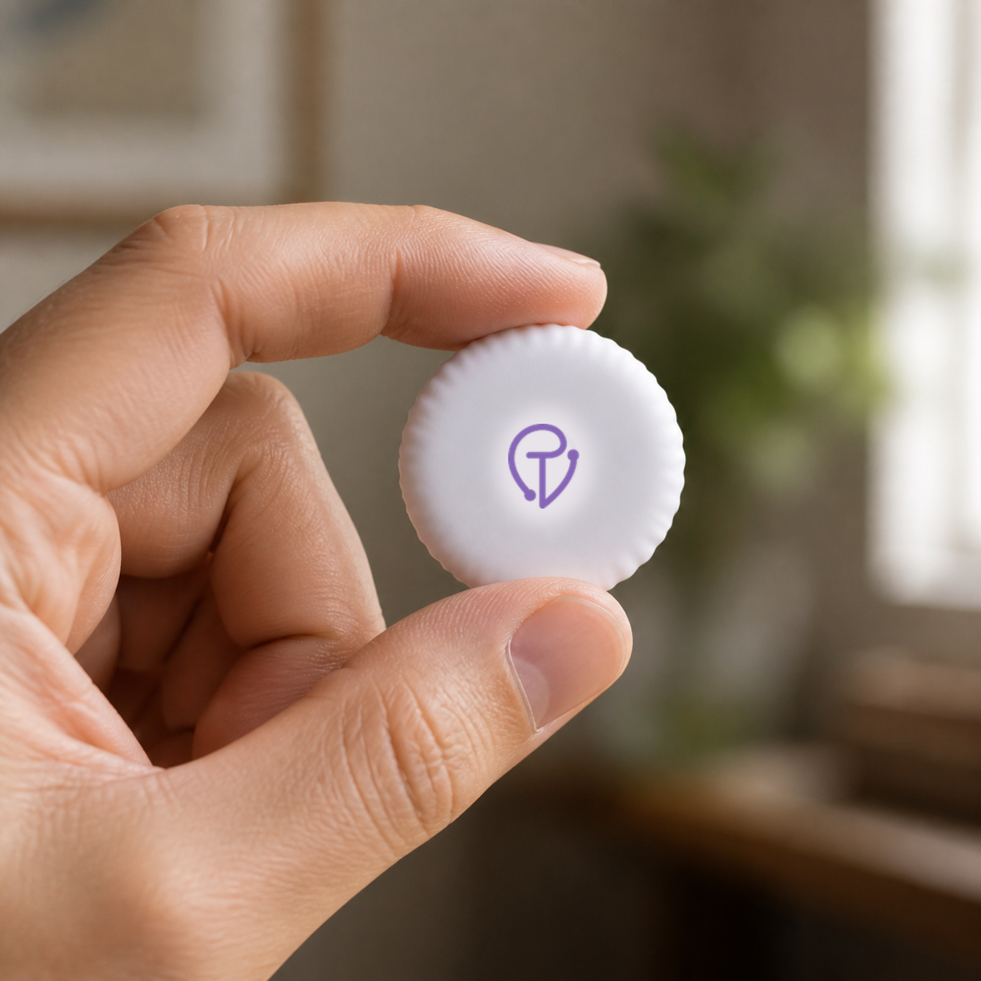 Tracker Mist held in hand, small and light