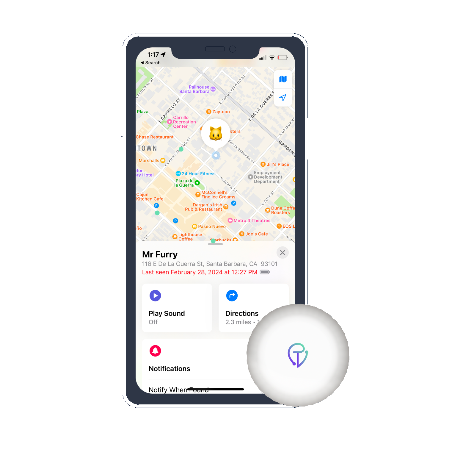 Tracker Mist device